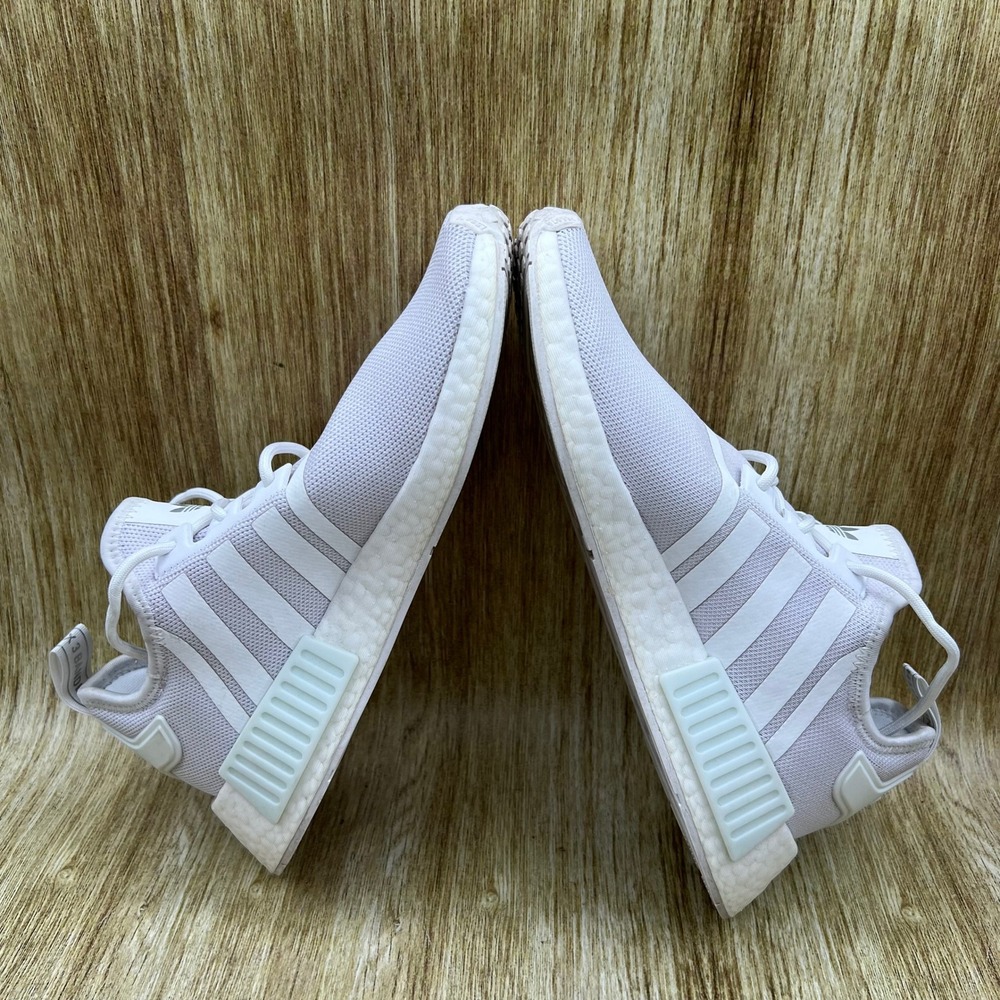 adidas NMD R1 Women's Size 9 White Shoes Boost Sneakers Athletic GX8313 - Picture 7 of 10